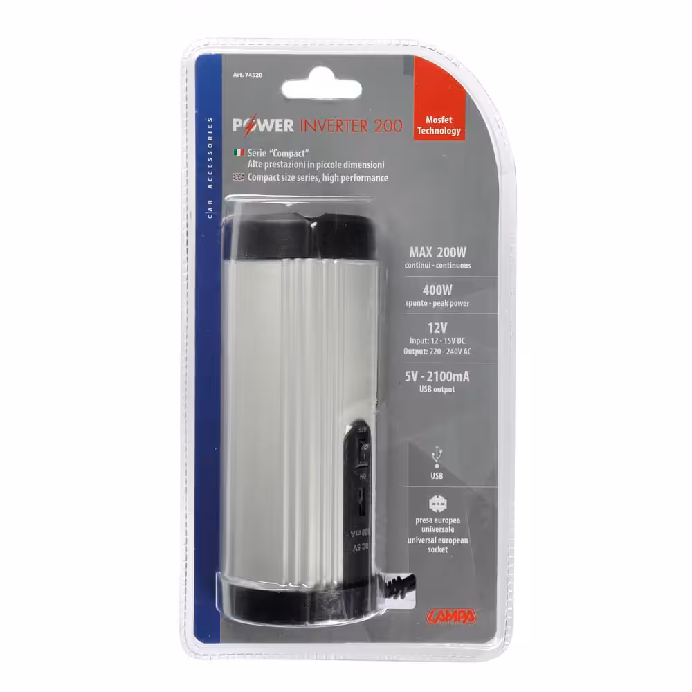 Tronsformateur de courant Lampa 12v à 220v-240v