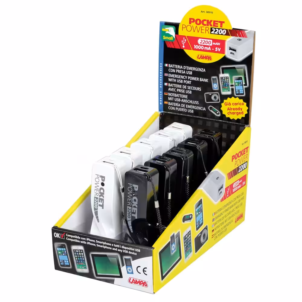 Batterie externe recharge de secours avec port USB