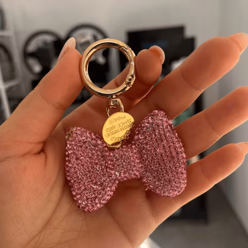 Porte-clés papillon Strass cristal – Image 6